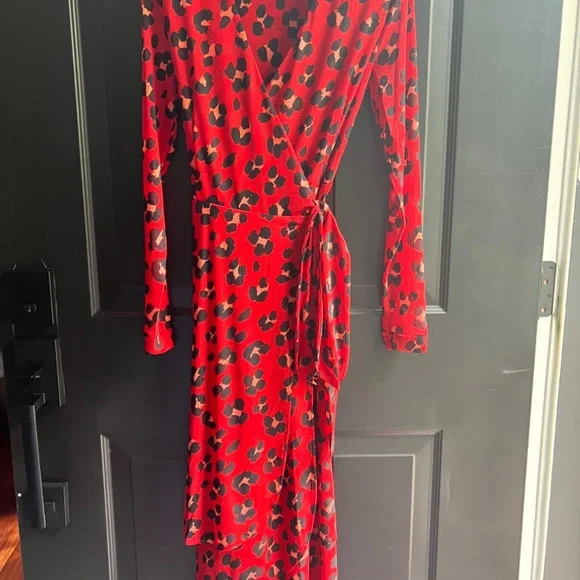 cabi red dress Nadine Merabi Lydia Red Dress 8